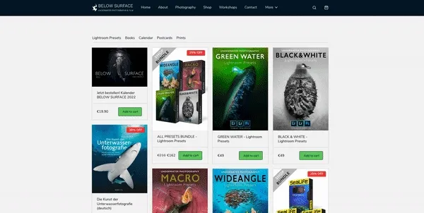 [Tobias's Sellfy store](https://shop.below-surface.com/)
