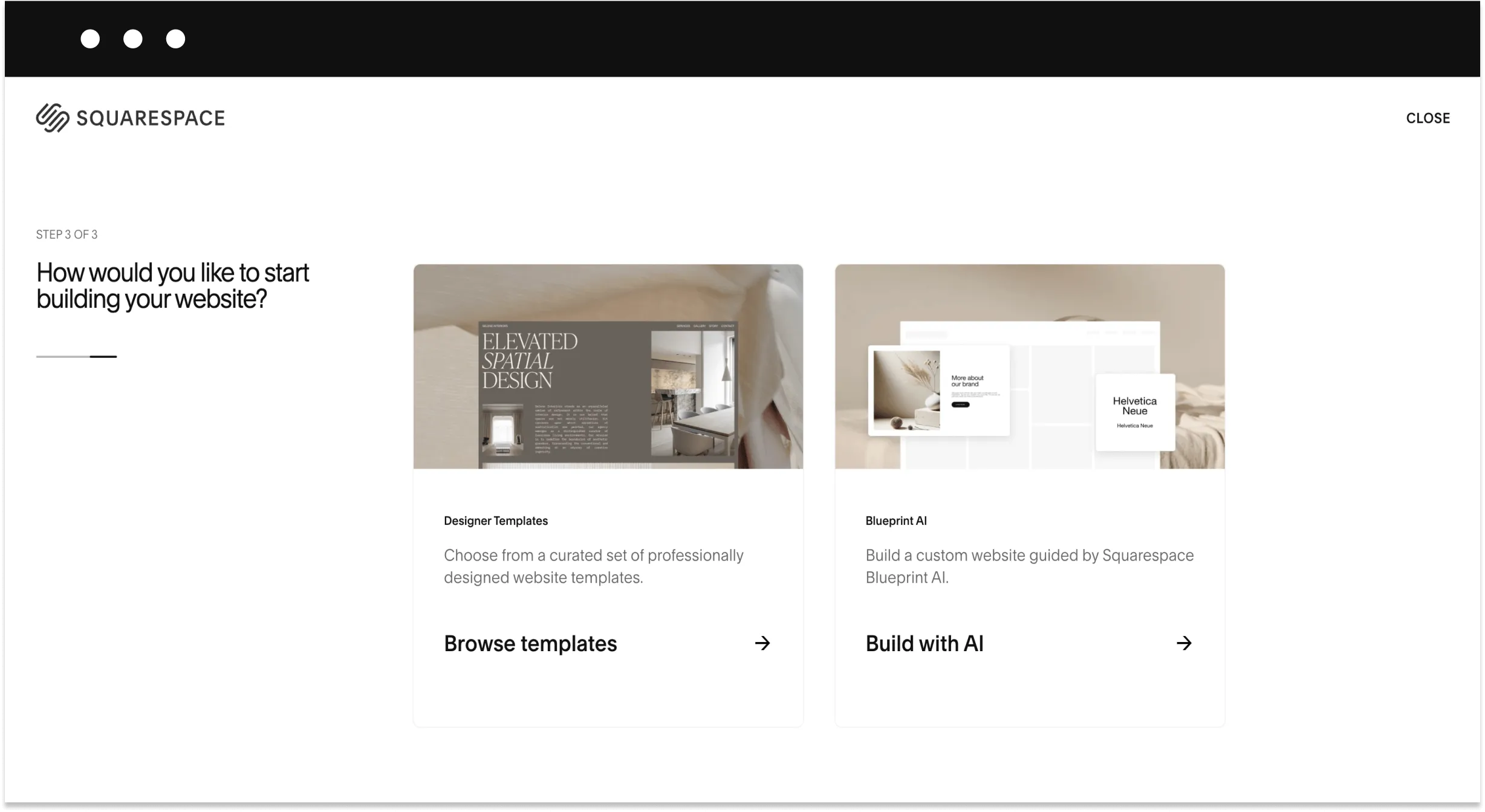 Squarespace is a great option for those who want to have full creative control over store design
