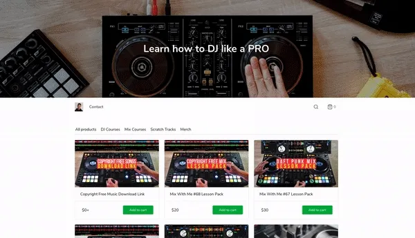 [La tienda de Sellfy de DJ Carlo.](https://sellfy.com/djcarloatendido/)