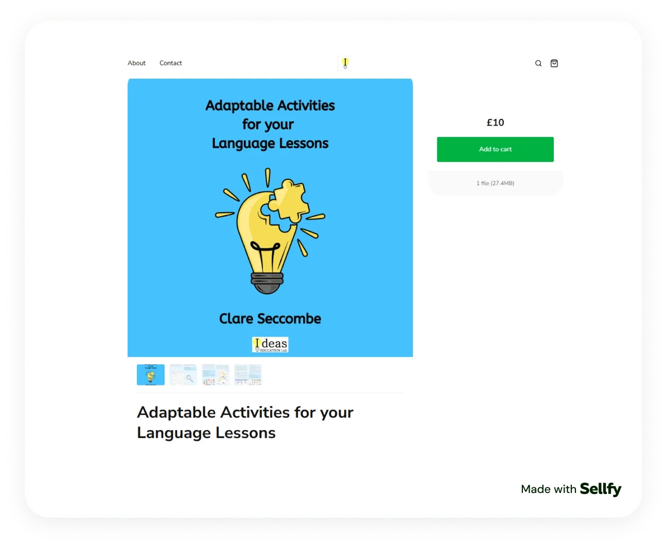 Adaptive activities for language lessons