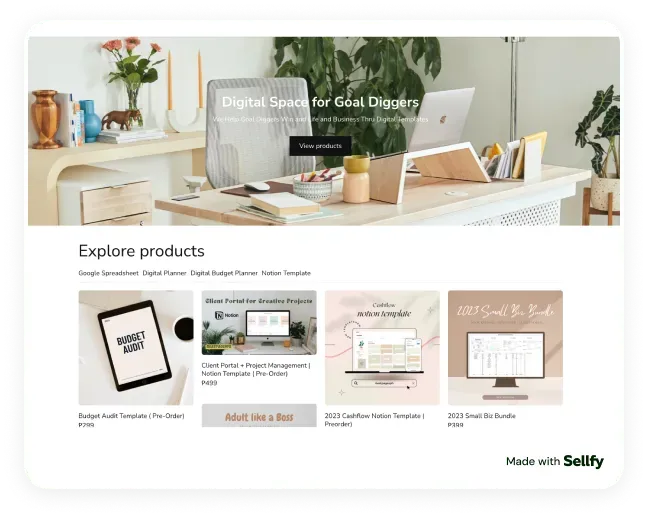 Digital template store