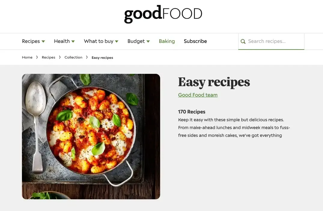Easy recipes BBC
