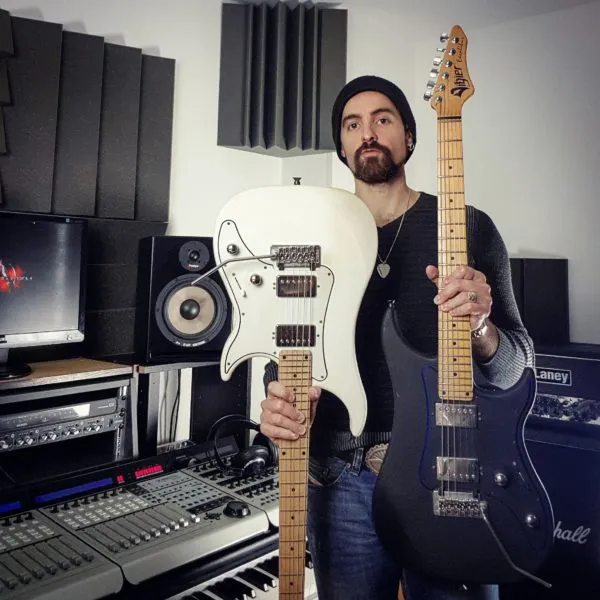 Arnaud in his studio