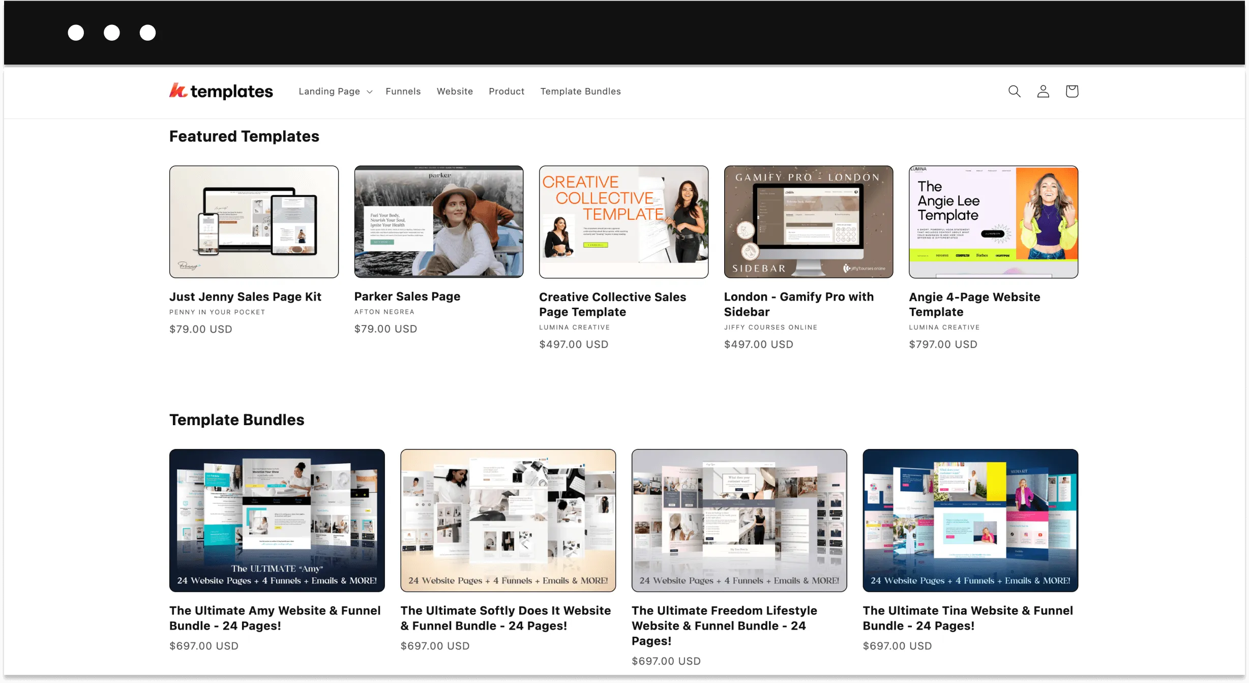 Kajabi paid templates