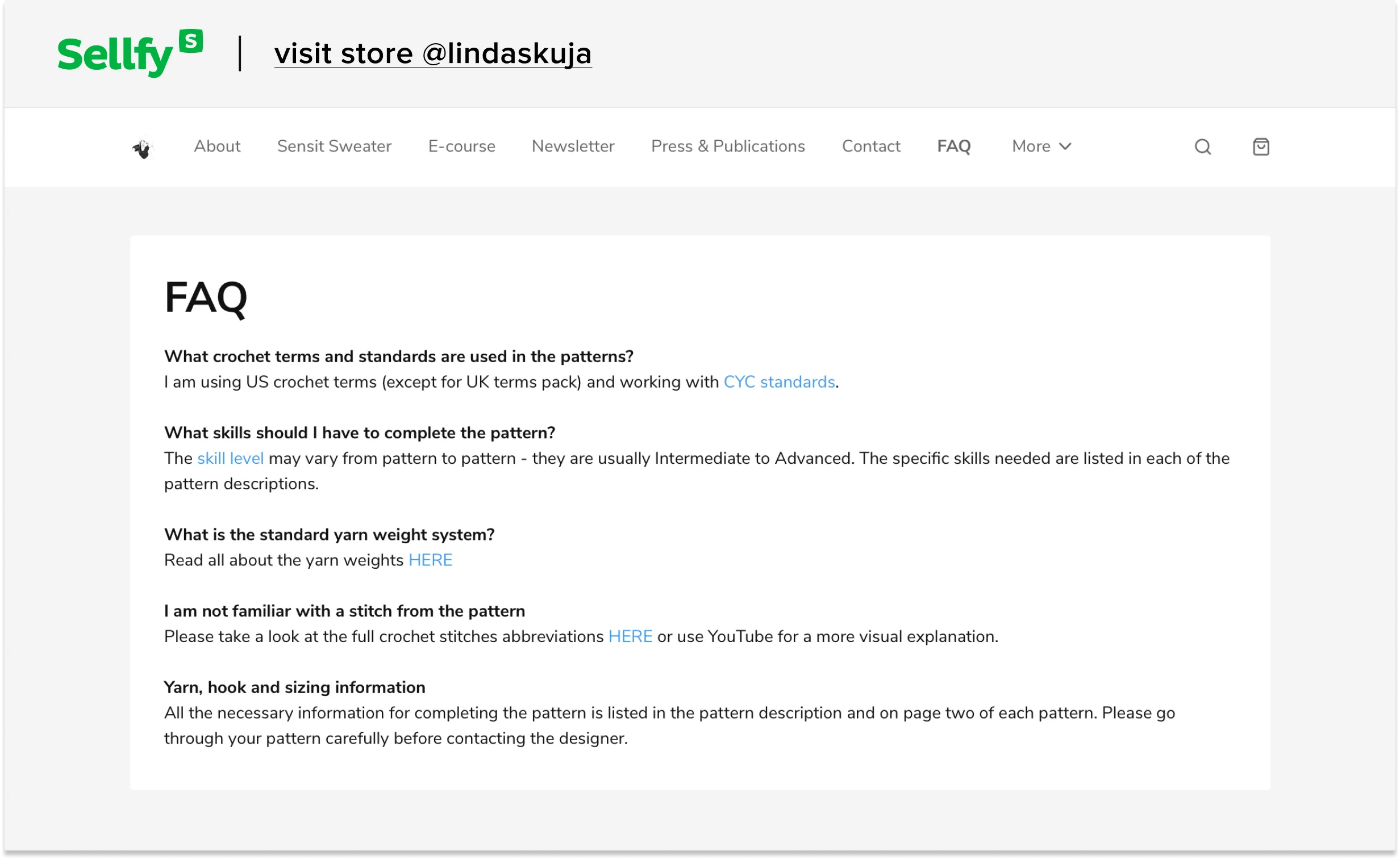 Linda's FAQ page-2