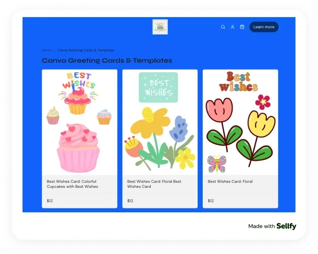 Printable gift cards