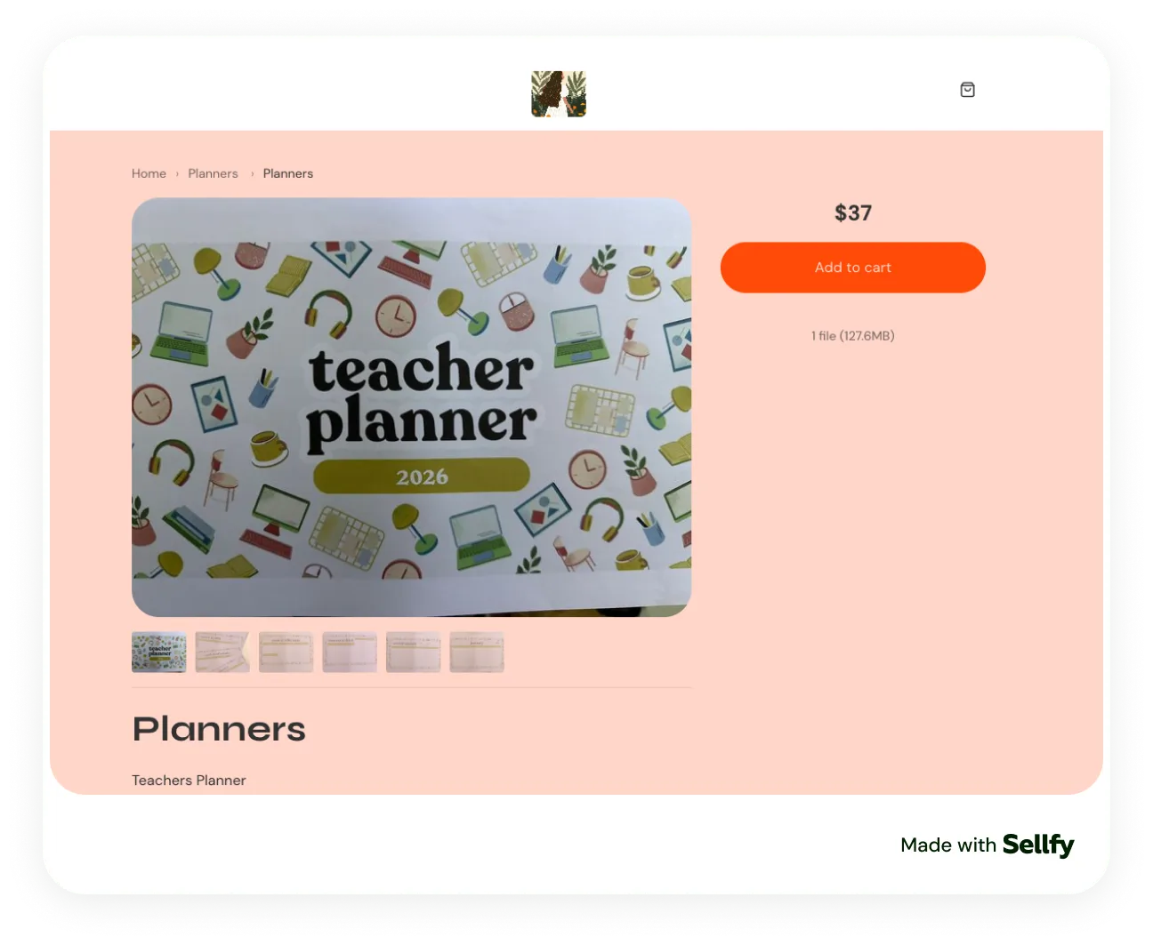 Printable planners