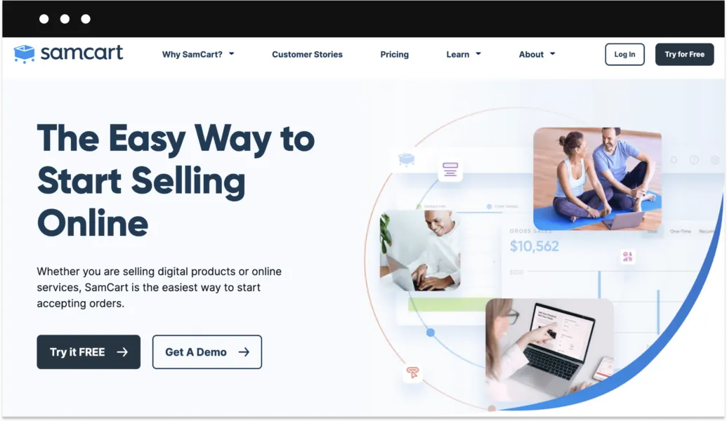 Samcart signup