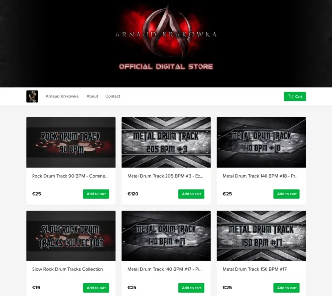 Arnaud's Sellfy store