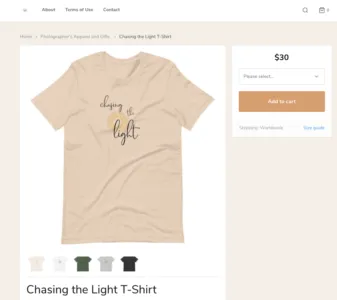 [One of Megan's top selling T-shirts](https://sellfy.com/meganheinphotography/p/chasing/)