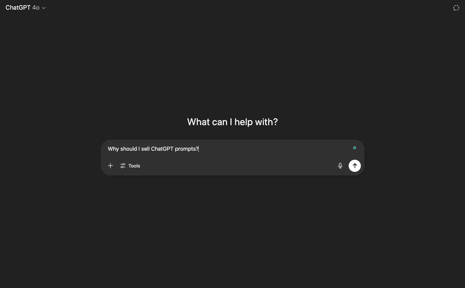 AI prompt