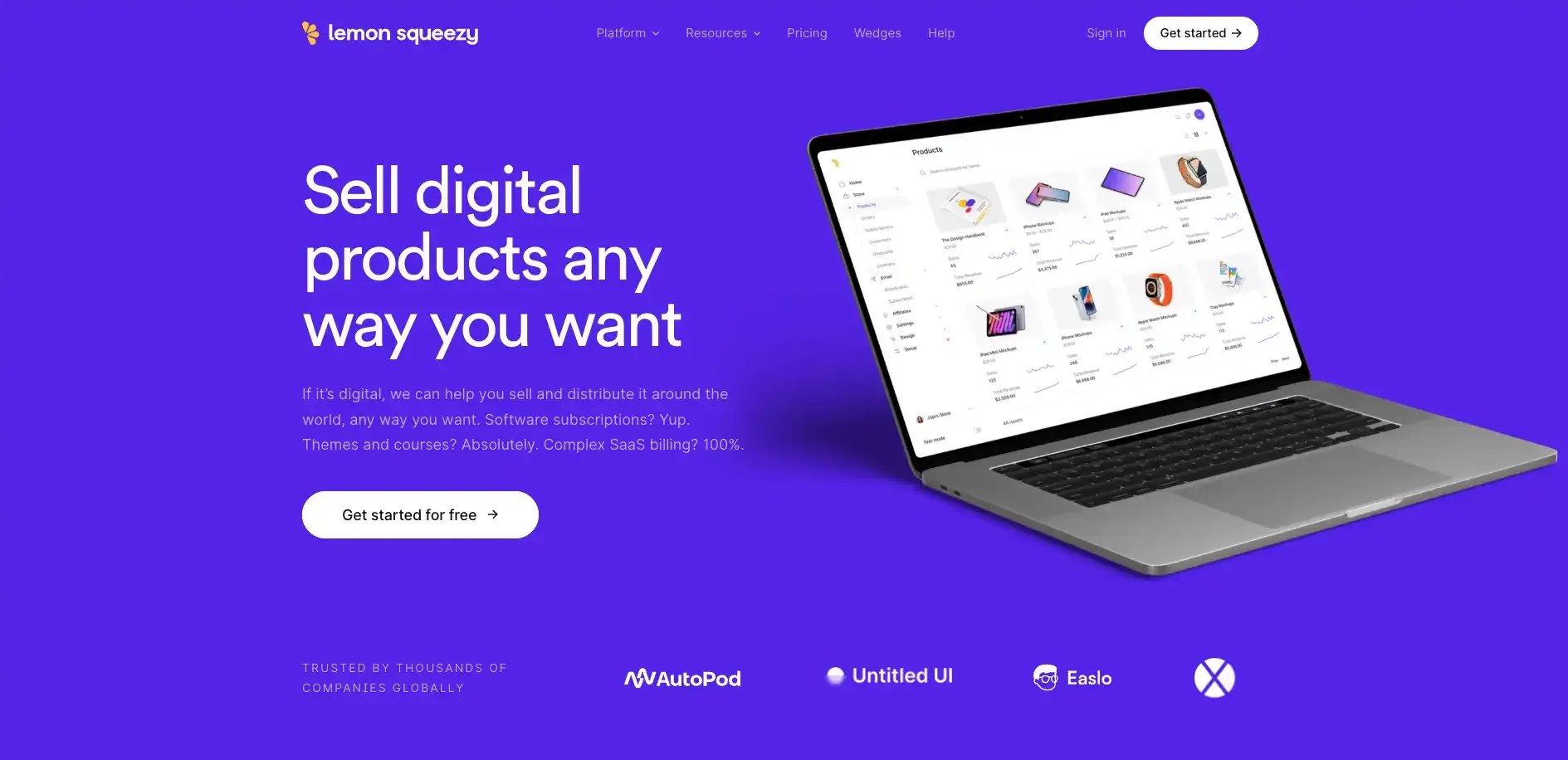 Gumroad alternative - Lemon Squeezy