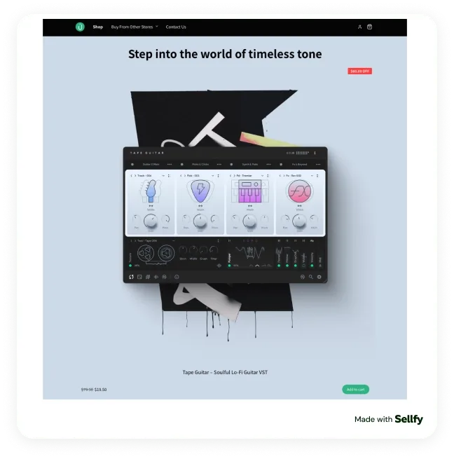 Sell sample packs