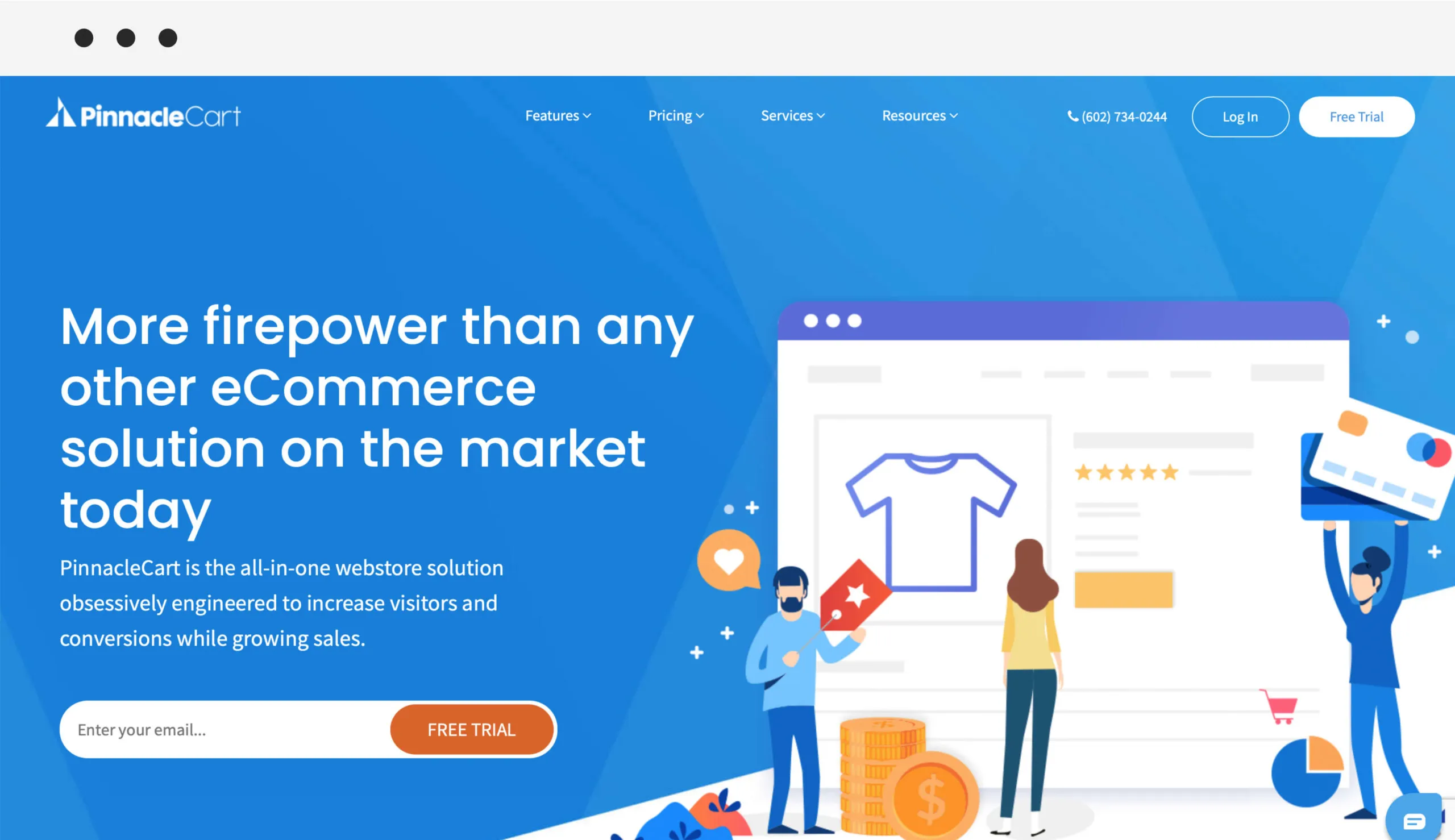Shopify alternatives — PinnacleCart
