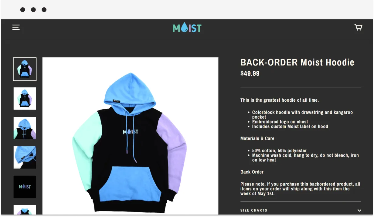 Twitch streamer hoodie example