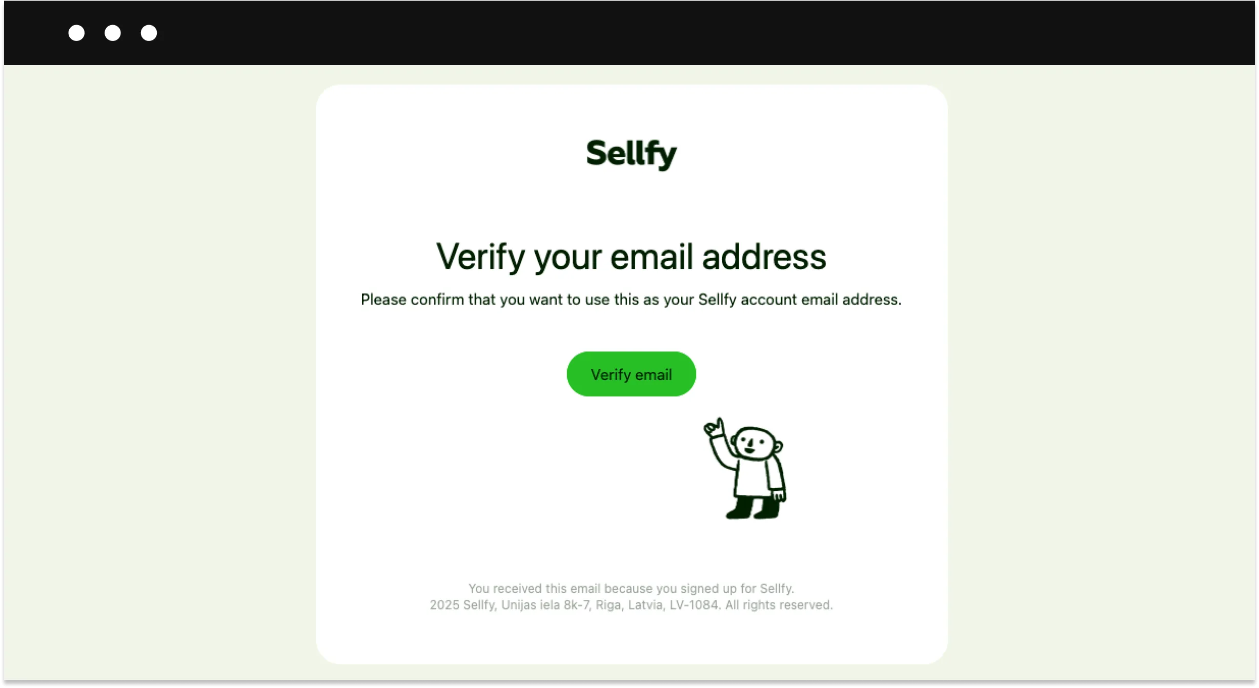 Verify email