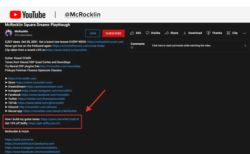 YouTube affiliate marketing