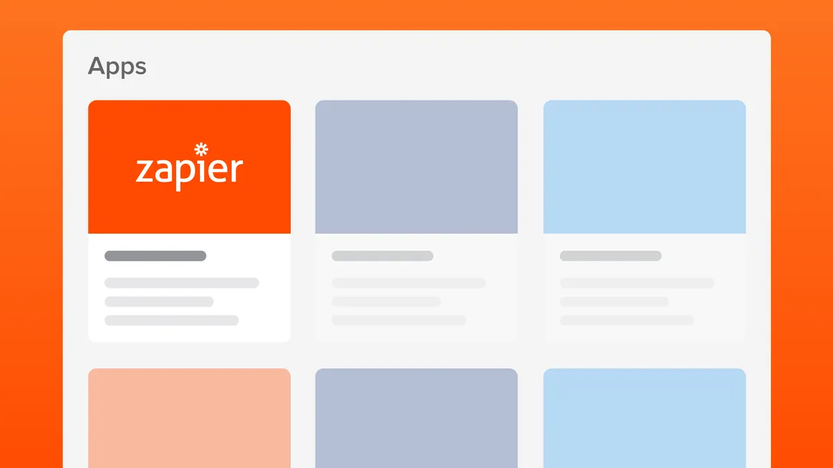 Automate your marketing workflow with Zapier