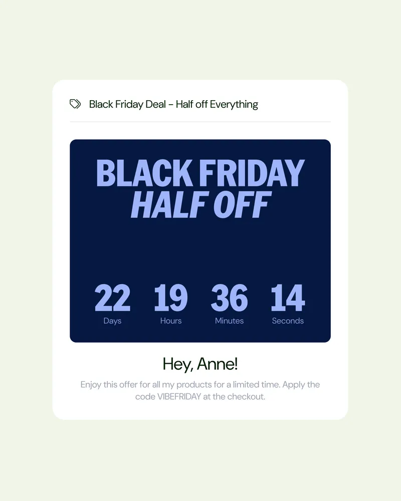 Scheduled campaigns built for Q4