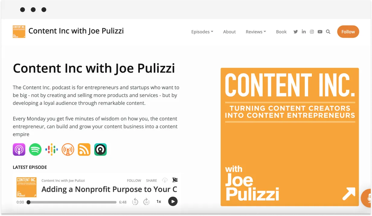 content inc podcast