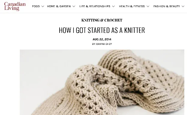 One of Davina's blog entries for Canadian Living
