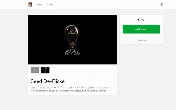 [George's Seed De-Flicker](https://10207533078262438.sellfy.store/p/vH2O/)