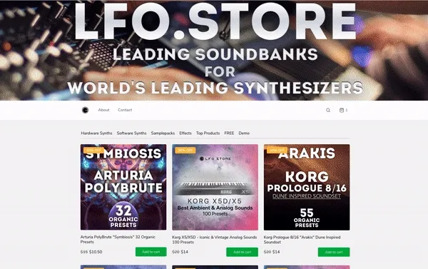 Nick's storefront on Sellfy.