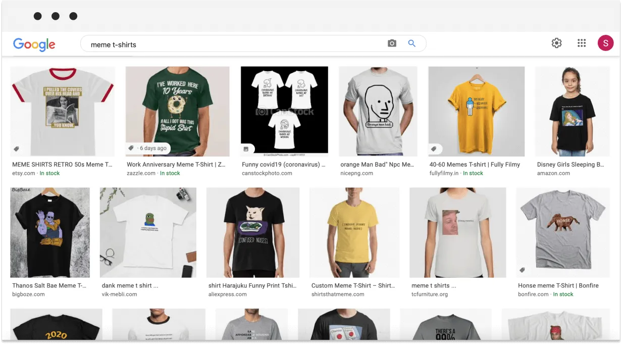 google meme t-shirts
