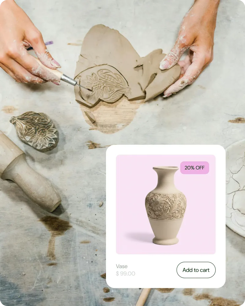 Sell handmade items and crafts