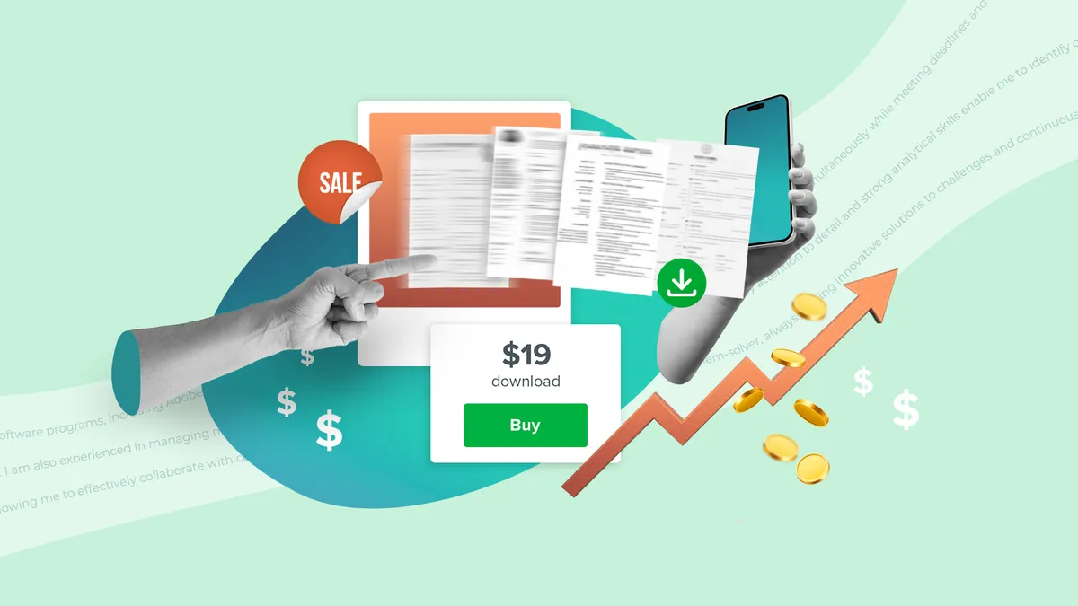 How to sell resume templates in 2026 (+ tips for beginners)