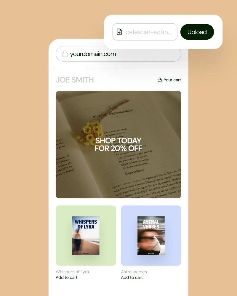 How to sell poetry online