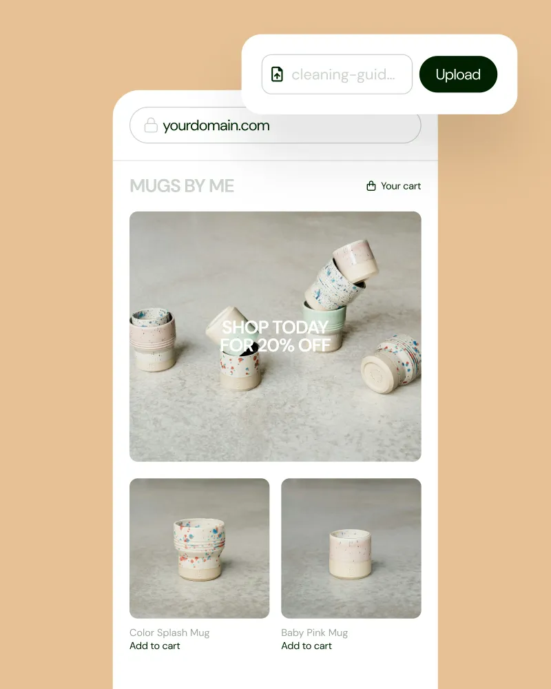 How to sell mugs online