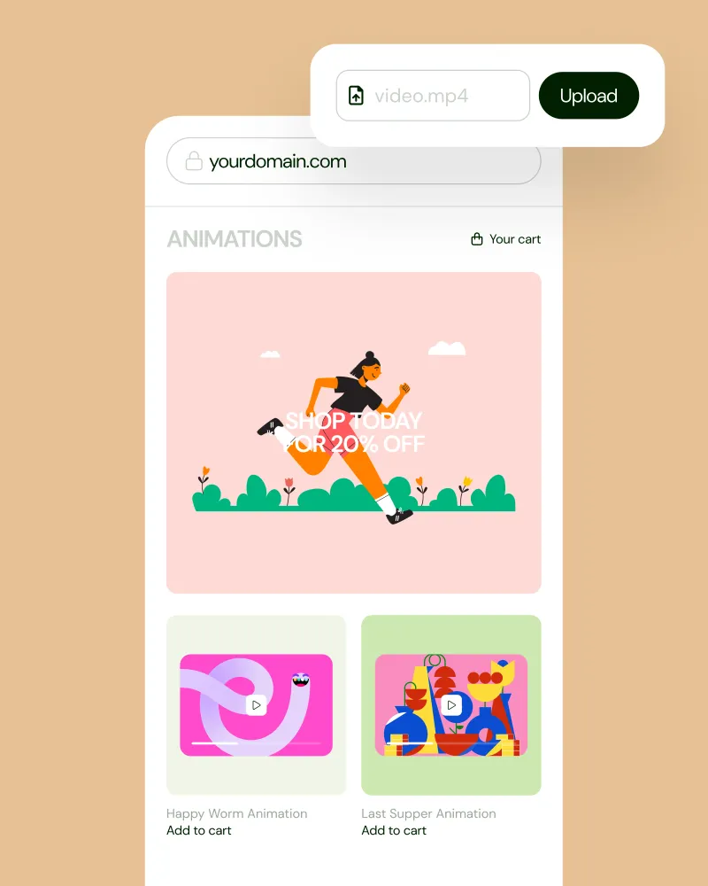 How to sell animations online