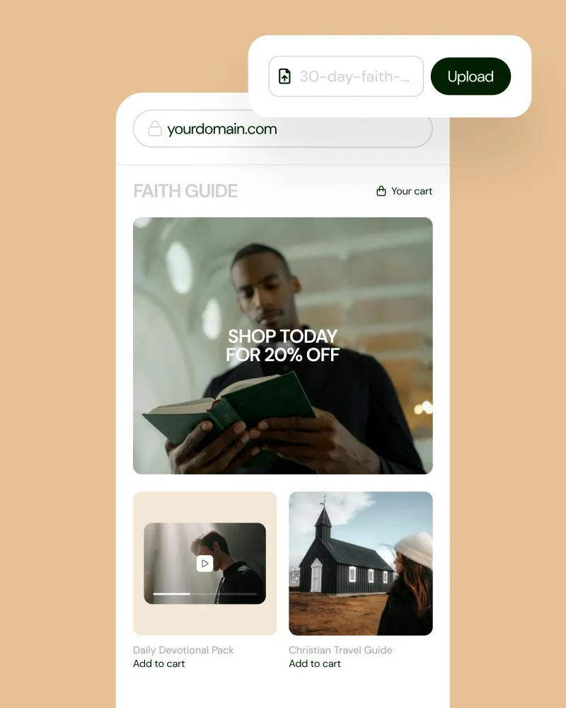 How to sell Christian products online