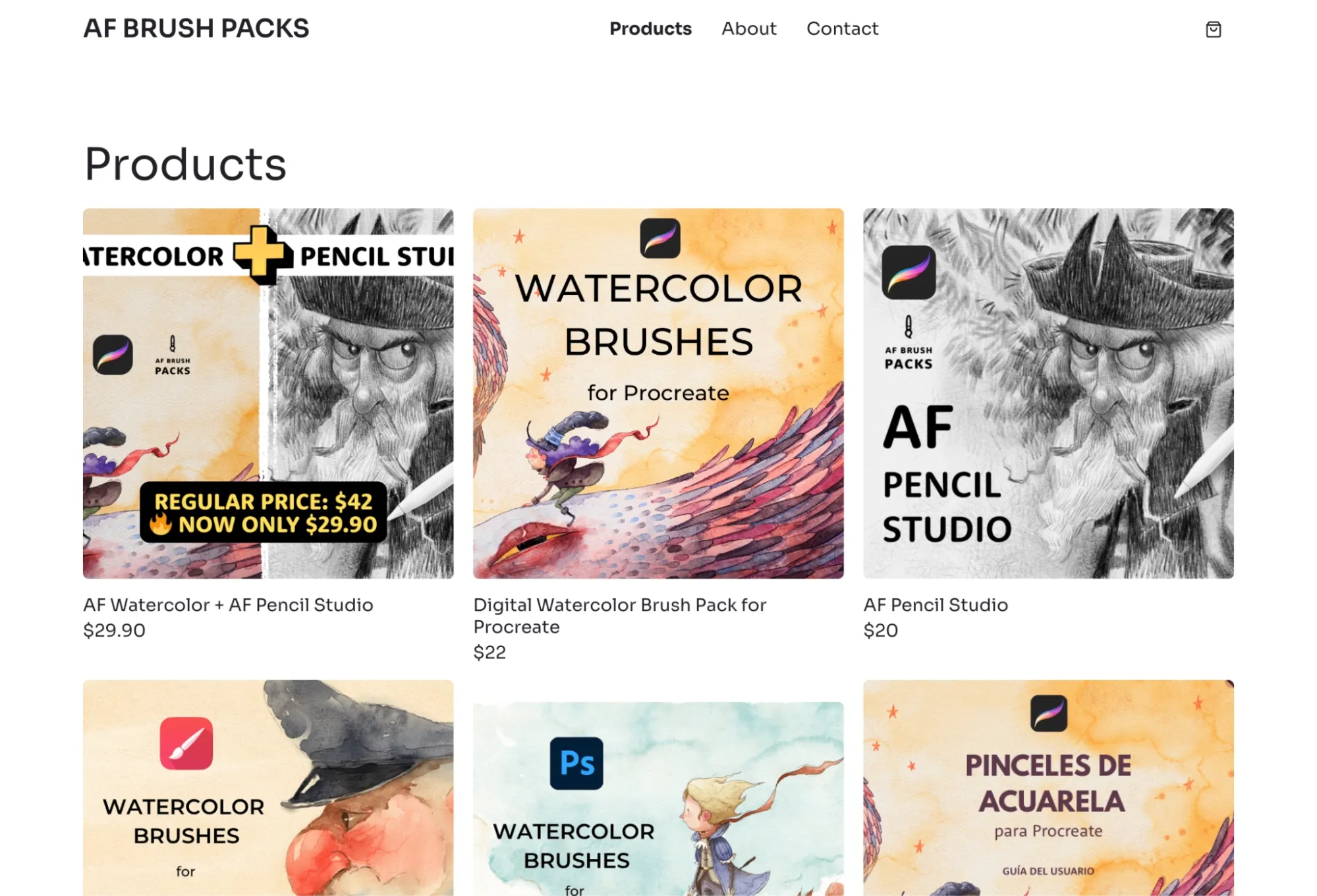 [Adilson’s Sellfy Store AF Brush Packs](https://afbrushpacks.sellfy.store/products/)