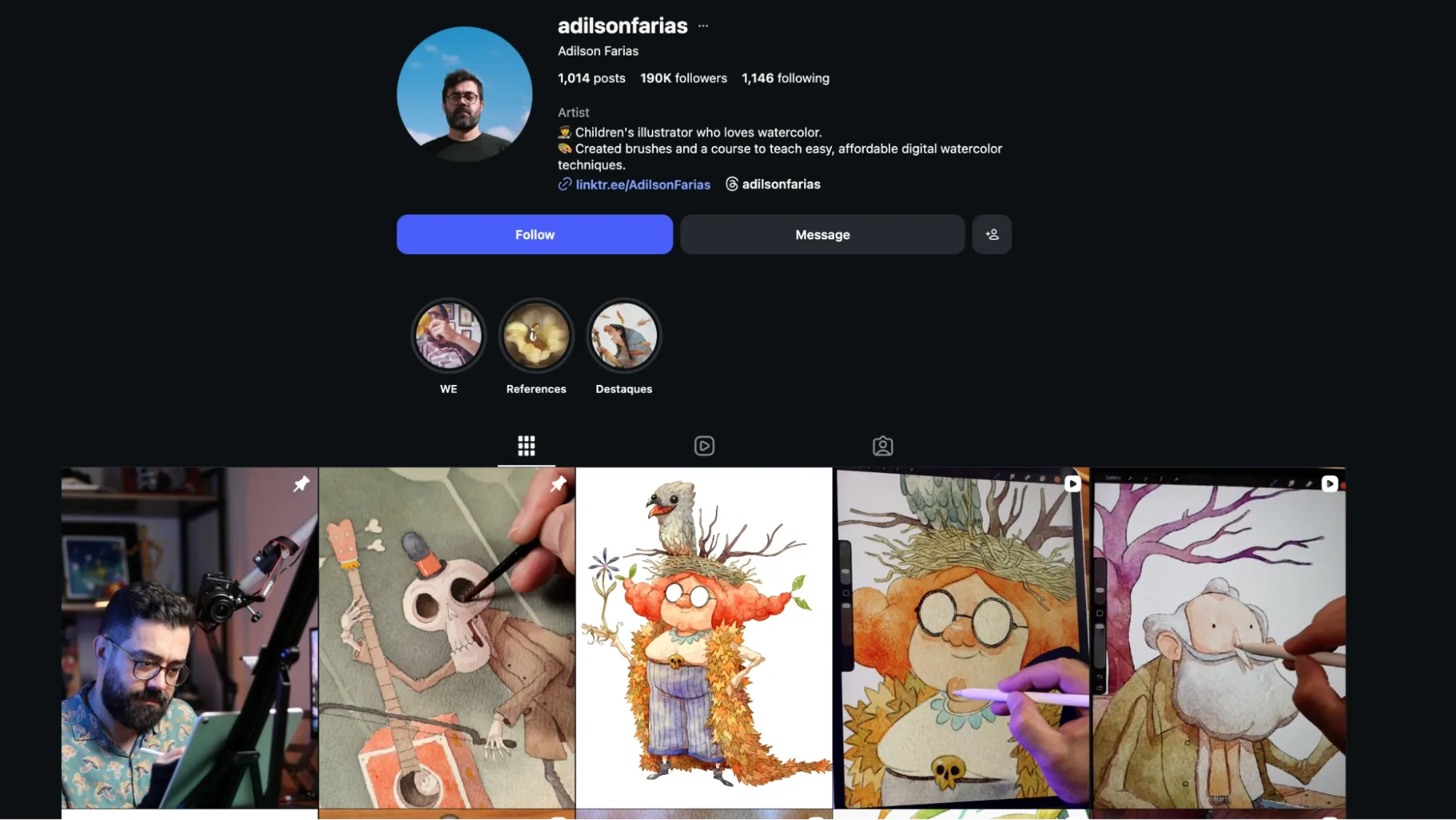 [Adilson’s Instagram account with 190K followers](https://www.instagram.com/adilsonfarias/)