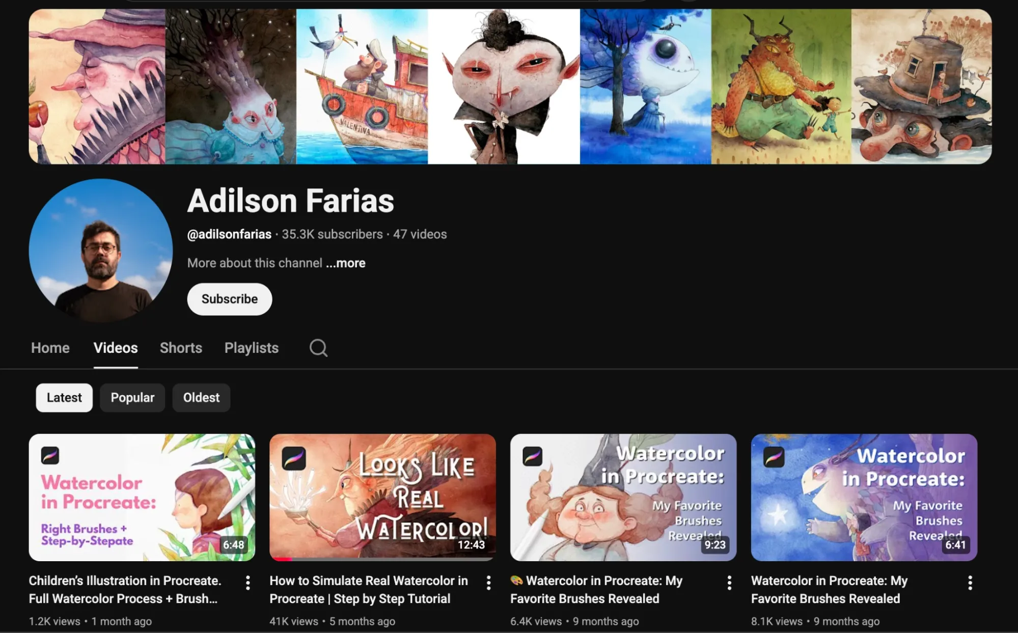 [Adilson’s YouTube channel](https://www.youtube.com/@adilsonfarias/videos)