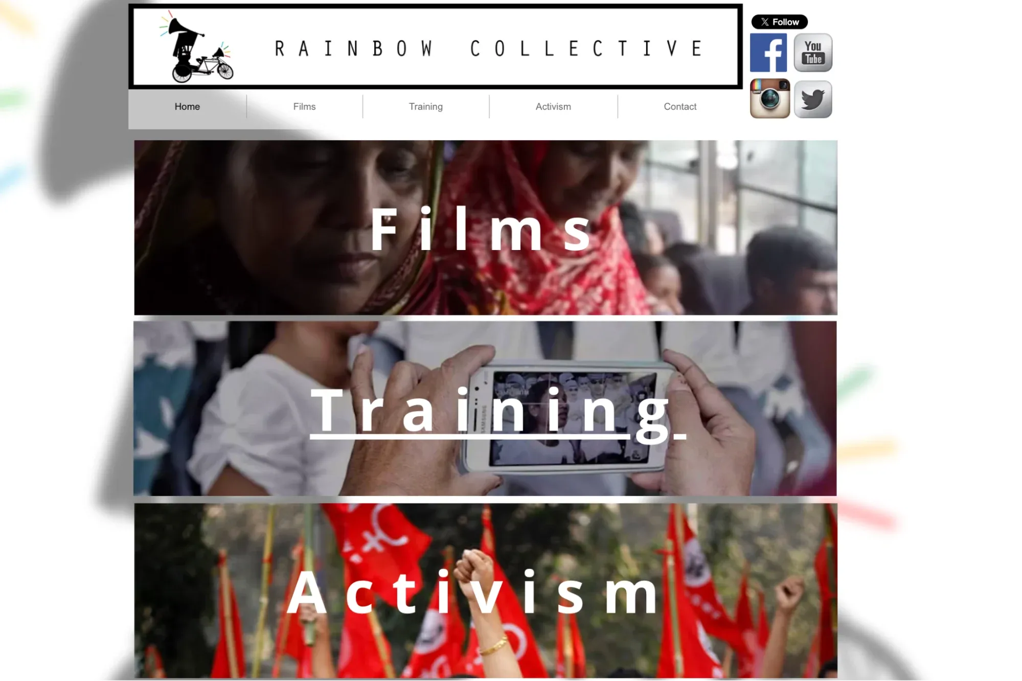 Rainbow Collective's website