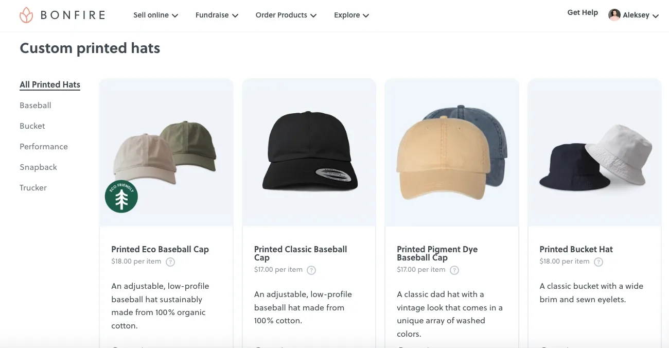 Bonfire products