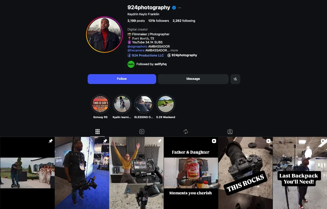 924photography photography Instagram niche