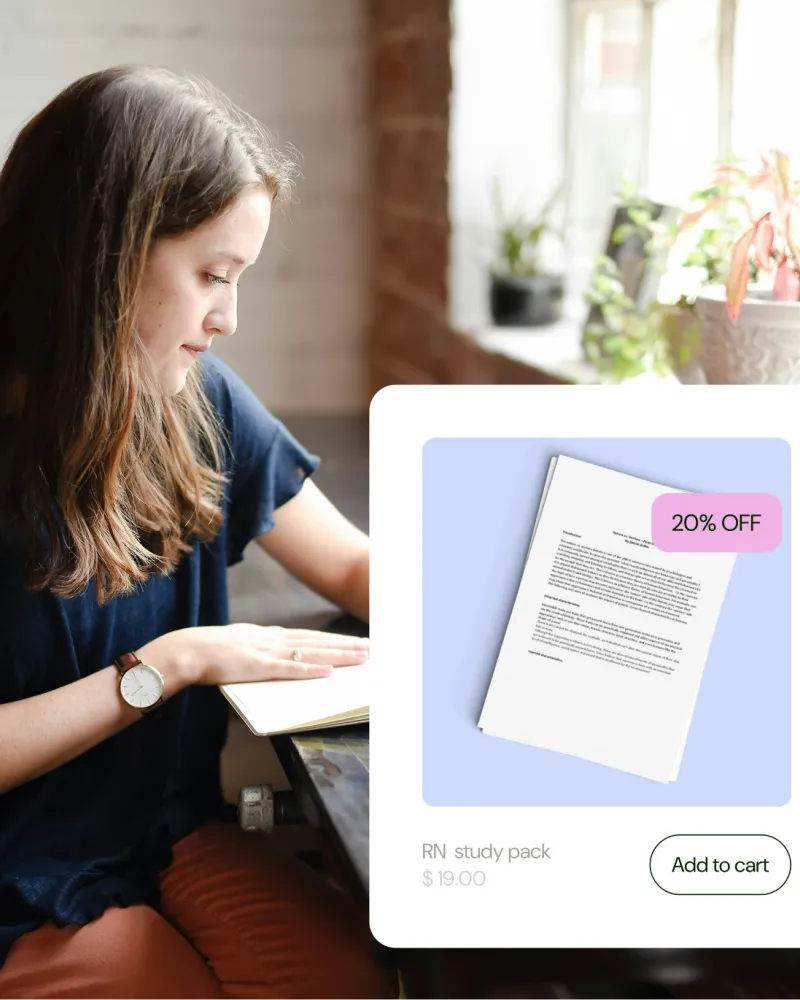 Sell notes online