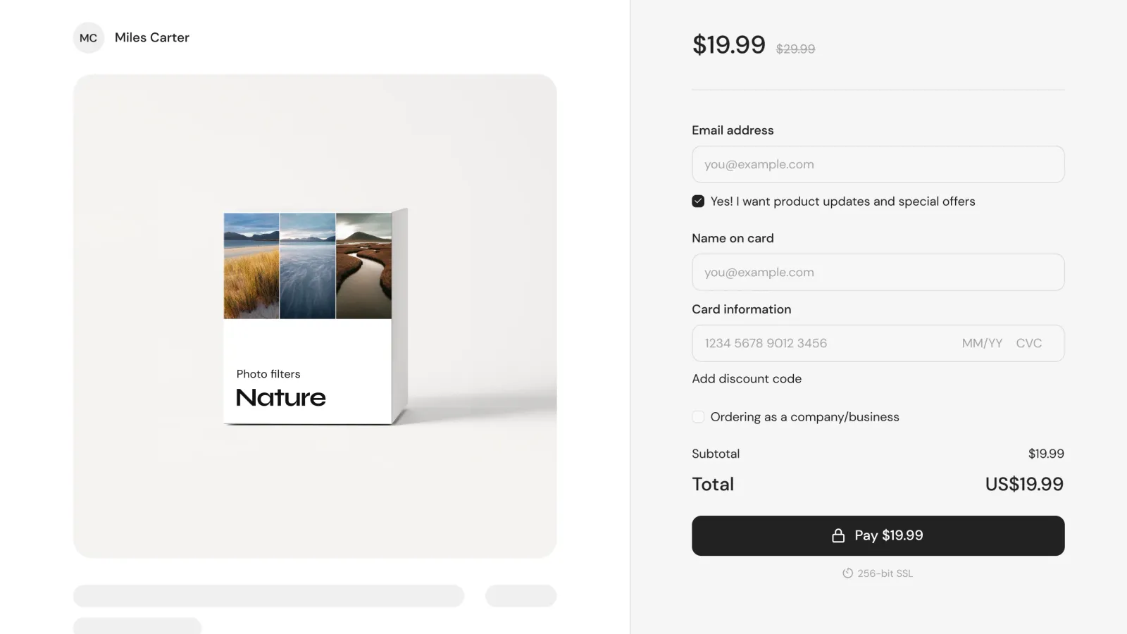 Online store to sell digital products