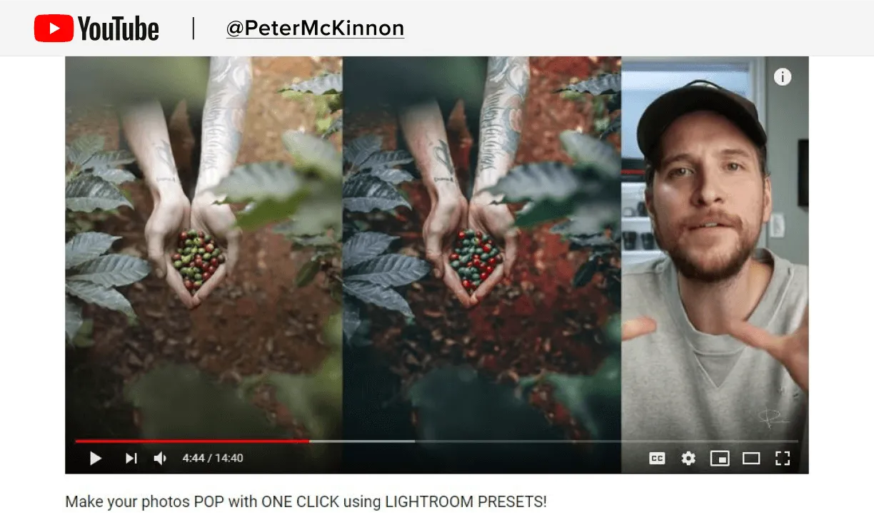 peter mckinnon youtube