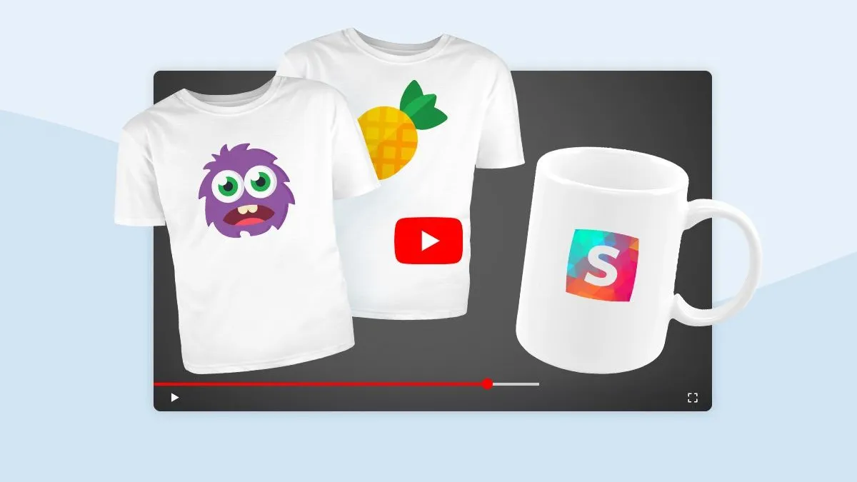How to make merchandise for your YouTube channel in 10 minutes