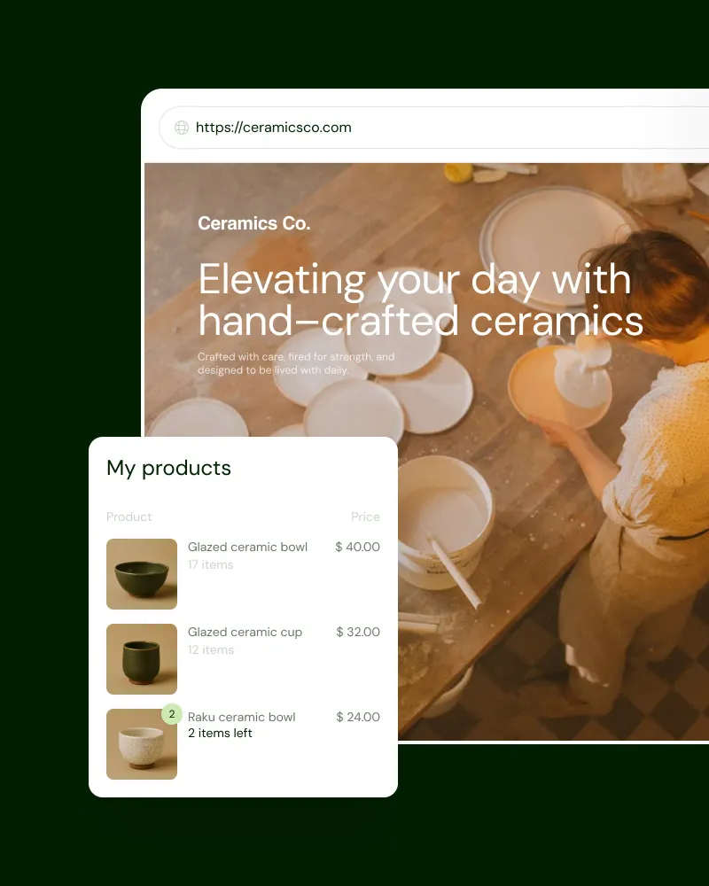 Or add physical products.