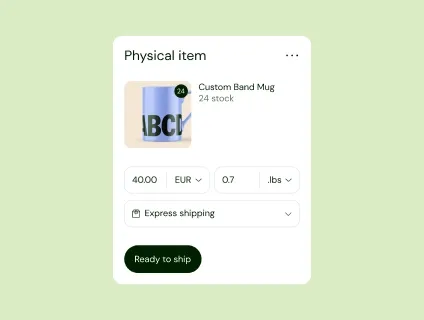 3. Delivery to the customer