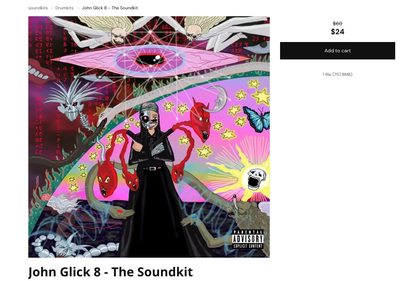 Rott's John Glick 8 soundkit on his Sellfy store