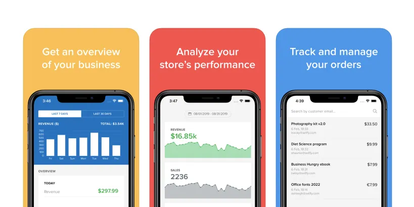 Take your store with you everywhere with Sellfy mobile app
