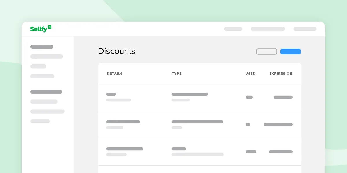 New Sellfy Discount Manager
