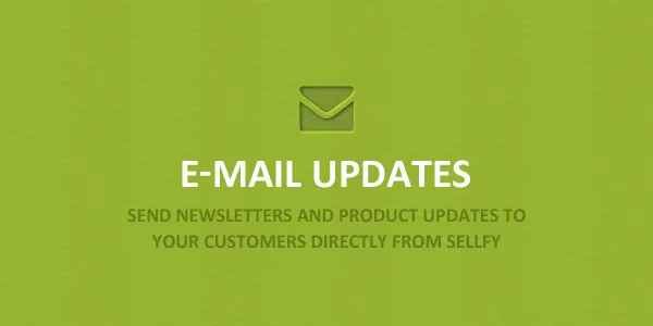 send newsletters and product updates